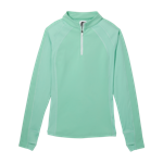 Quarter-Zip Rib Block Midlayer