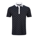 Stretch Pique Golf Print