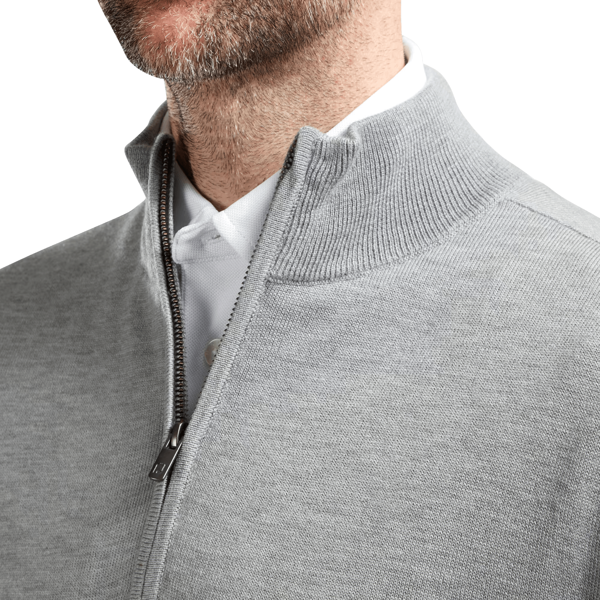 Wool Blend Half-Zip Lined Pullover - FootJoy AU/NZ