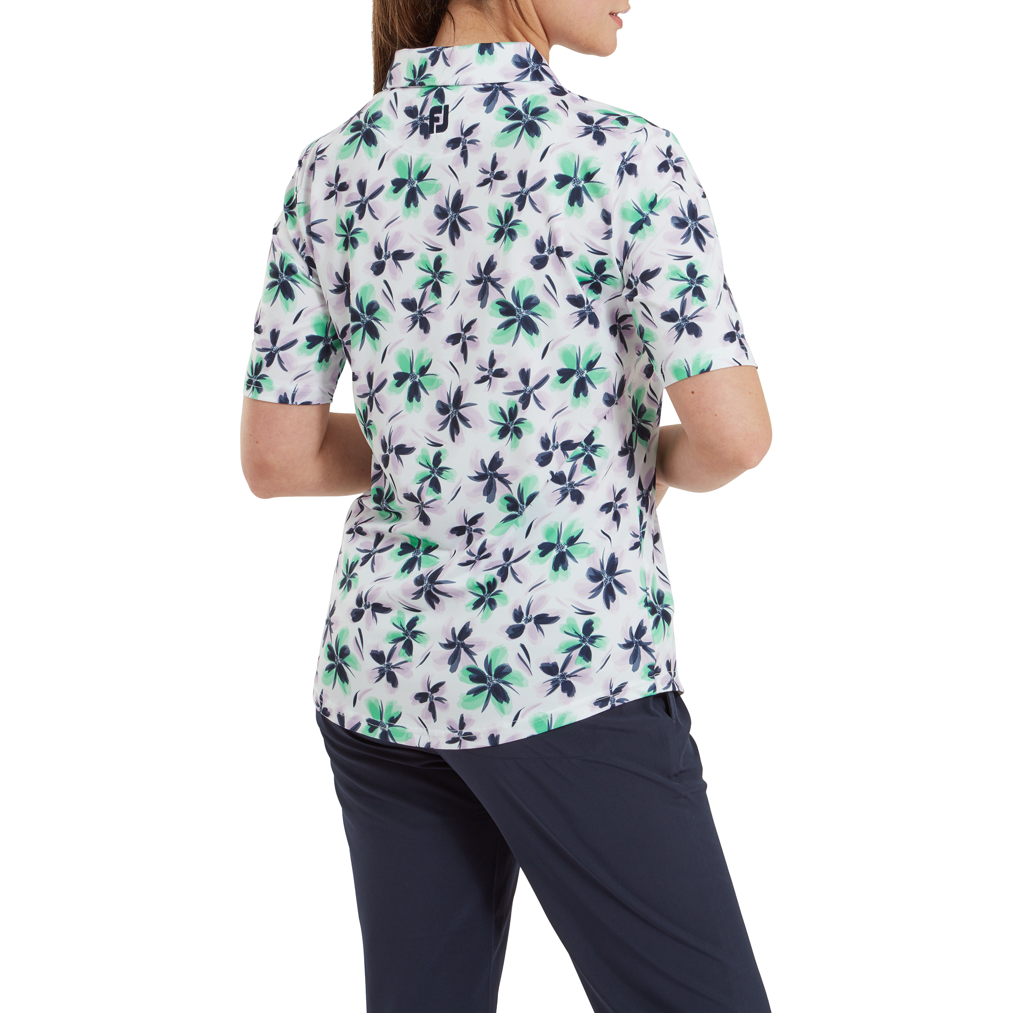 Floral Print Lisle